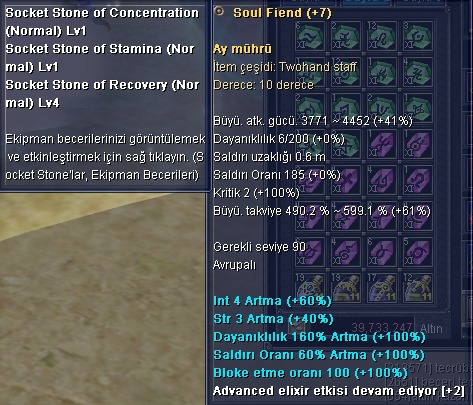 +7 SOUL FİEND MOON STAFF